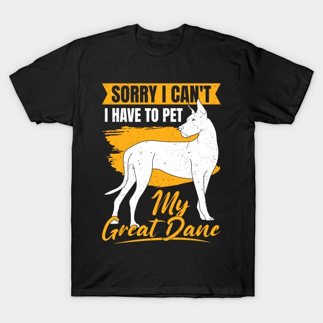 Great Dane German Mastiff Dog Lover Gift T-Shirt by Dolde08